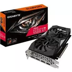 Видеокарта PCI-E GIGABYTE Radeon RX 5500 XT GV-R55XTOC-4GD 4GB GDDR6 128 bit 7nm 1647/14000MHz HDMI/3*DP