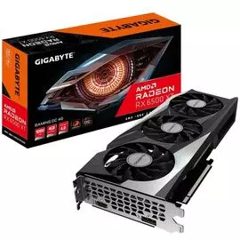 Видеокарта PCI-E GIGABYTE Radeon RX 6500 XT GAMING OC (GV-R65XTGAMING OC-4GD) 4GB GDDR6 64bit 6nm 2200/18000MHz HDMI/DP