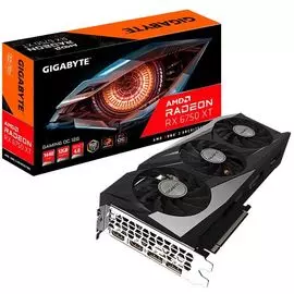 Видеокарта PCI-E GIGABYTE Radeon RX 6750 XT GAMING OC (GV-R675XTGAMING OC-12GD) 12GB GDDR6 192bit 7nm 2283/18000MHz 2*HDMI/2*DP Ret