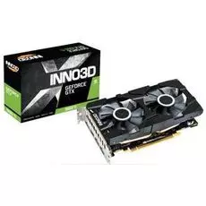 Видеокарта PCI-E Inno3D GeForce GTX 1660 Ti TWIN X2 (N166T2-06D6-1710VA15) 6GB GDDR6 192bit 12nm 1536/12000MHz HDMI/3*DP RTL