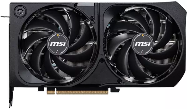 Видеокарта PCI-E MSI GeForce RTX 5070 SHADOW 2X OC (RTX 5070 12G SHADOW 2X OC) 12GB GDDR7 192bit 2557/28000MHz HDMI 3*DP