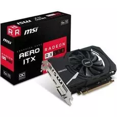Видеокарта PCI-E MSI Radeon RX 550 RX 550 AERO ITX 4G OC 4GB GDDR5 128bit 14nm 1203/6000MHz DVI-D(HDCP)/HDMI/DisplayPort RTL