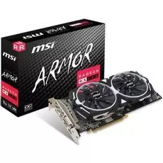 Видеокарта PCI-E MSI Radeon RX 580 RX 580 ARMOR 8G OC 8GB GDDR5 256bit 14nm 1366/8000MHz DVI-D(HDCP)/2*HDMI/2*DisplayPort RTL