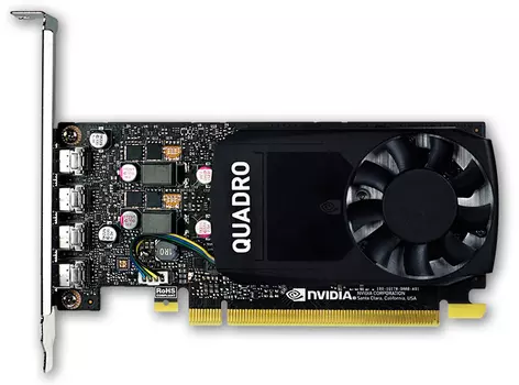 Видеокарта PCI-E nVidia P1000 (900-5G178-2550-000) 4GB GDDR5 128bit 4*miniDP