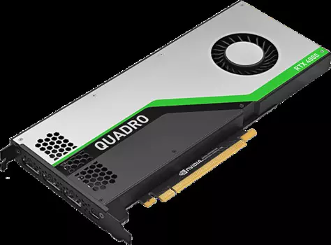 Видеокарта PCI-E nVidia Quadro RTX 4000 (900-5G160-2550-000) 8GB GDDR6 256bit 12nm 1005/13000MHz 3*DP/USB-C