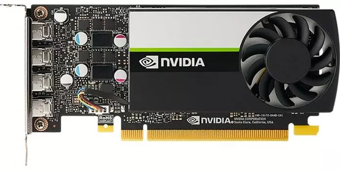 Видеокарта PCI-E nVidia T1000 8GB GDDR6 128bit 4*mDP