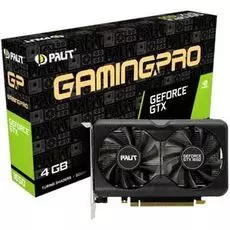 Видеокарта PCI-E Palit GeForce GTX 1650 GP 4GB GDDR6 128bit 12nm 1410/12000MHz DVI/HDMI/DP