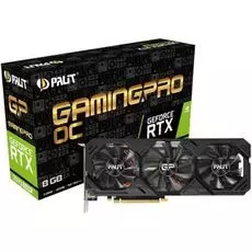 Видеокарта PCI-E Palit GeForce RTX 2070 Super NE6207ST19P2-180T GamingPro 8GB GDDR6 256bit 12nm 1605/14000MHz HDMI/3*DP RTL