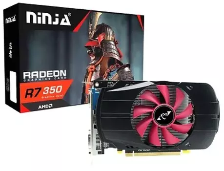 Видеокарта PCI-E Sinotex Radeon R7 350 Ninja (AFR735E25F) 2GB GDDR5 128bit 1150/4600Mhz 28nm HDMI/DVI/VGA RTL