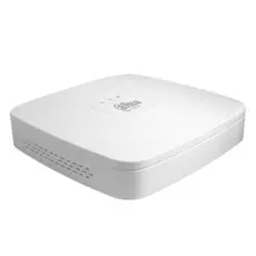 Видеорегистратор Dahua DHI-NVR2104-4KS2 4-х канальный 8Мп; входящий поток на запись: до 80Мбит/с; запись до 8Мп; HDD: 1 SATA3 до 6Тб; декодирование: 4