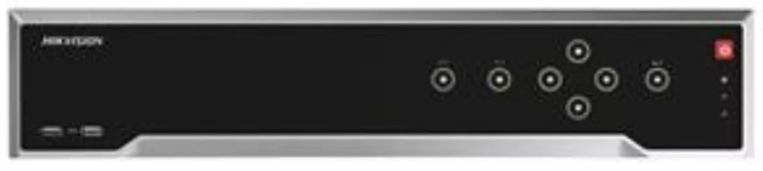 Видеорегистратор HIKVISION DS-7716NI-I4/16P(B) 16 каналов, входящий поток 160Мб/с; исходящий поток 256Мб/с; разрешение записи до 12Мп; синхр.воспр. 16