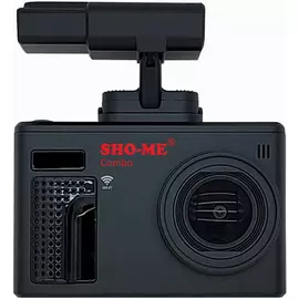 Видеорегистратор Sho-me COMBO NOTE WIFI DUO с радар-детектором, 1920*1080, IPS 2.4", 135 °, microSD, черный