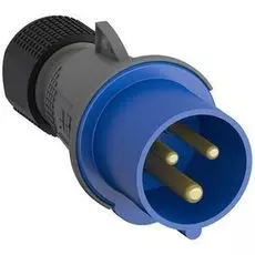 Вилка ABB 2CMA101975R1000 Easy&amp;Safe кабельная 232EP6,32А,2P+E,IP44,6ч