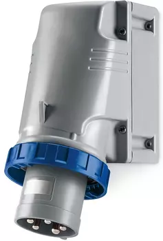 Вилка DKC DIS245M12593 Schuko. Каучук., "Quadro"