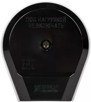 Вилка EKF AS-250-B-02 для разъема РШ-ВШ 32А 250В 2P+PE карболитовая черная