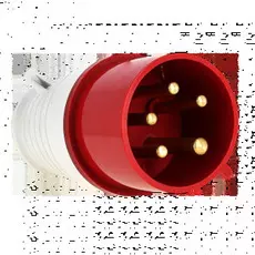 Вилка EKF ps-015-16-380 эл. каб. 16А 3P+E+N 380В IP44 (015)