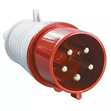 Вилка IEK PSR02-016-5 кабельная 16А 3Р+N+E IР44 переносная 380В 015