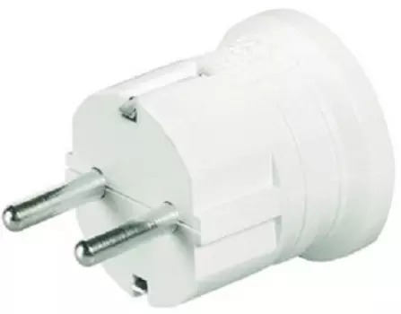 Вилка кабельная DKC DIS1302063N бытовая с боковым вводом кабеля. Черная. IP20 16А 2P+E 230В, "Quadro"