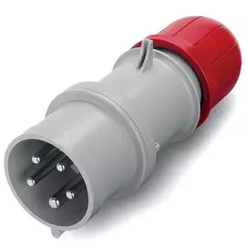 Вилка кабельная DKC DIS2131637 IP44 16A 3P+E+N 400V, "Quadro"