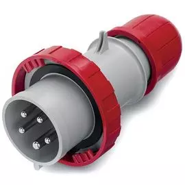 Вилка кабельная DKC DIS2181637P с безвинтовыми клеммами IP67 16A 3P+E+N 400В, "Quadro"