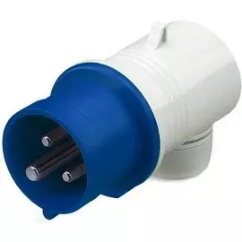 Вилка кабельная DKC DIS2211633 угловая IP44 16A 2P+E 230В, "Quadro"