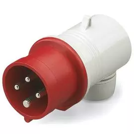 Вилка кабельная DKC DIS2211636 угловая IP44 16A 3P+E 400В, "Quadro"