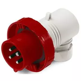 Вилка кабельная DKC DIS2263236 угловая IP67 32А 3P+E 400В, "Quadro"