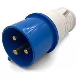 Вилка кабельная IEK ССИ-023 PSN01-032-3 IP44 32А-6ч/200-250В 2P+PE, MAGNUM