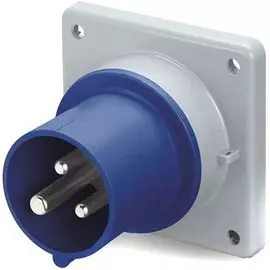 Вилка панельная DKC DIS2431693 IP44 16A 2P+E 230В, "Quadro"