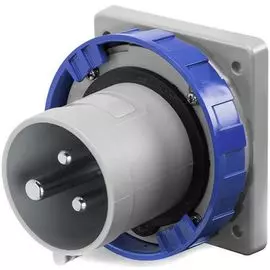 Вилка панельная прямая DKC DIS24612593 IP67 125А 2P+E 250В, "Quadro"