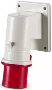 Вилка панельная с наклоном DKC DIS2423297 IP44 32А 3P+E+N 400В, "Quadro"