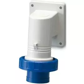 Вилка панельная с наклоном DKC DIS2471693 IP67 16А 2P+E 250В, "Quadro"