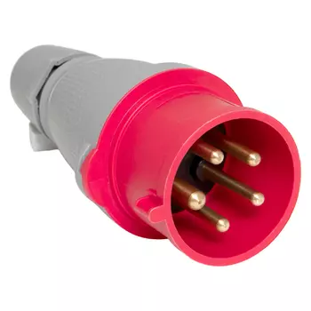 Вилка переносная EKF ps-025-32-380-PRO 025 3Р+РЕ+N 32А 380В IP44 PROXIMA