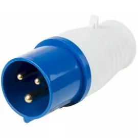 Вилка Rexant 11-8900 переносная 2Р+РЕ 16А 220В IP44