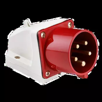 Вилка стационарная EKF ps-515-16-380 515 3Р+РЕ+N 16А 380В IP44