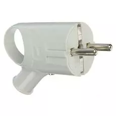 Вилка UNIVersal A112 евро разборная, с заземл., с ушком, 16А