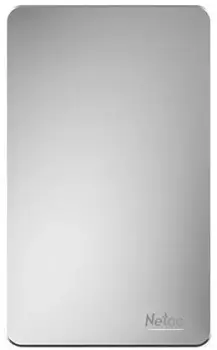 Внешний жесткий диск 2.5'' Netac K330 1Tb, micro USB 3.0, алюминиевый корпус, серебристый