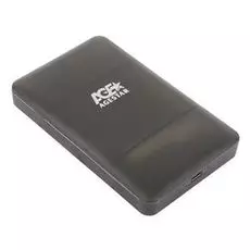 Внешний корпус AgeStar 31UBCP3C (BLACK) для HDD/SSD SATA 3Gb/s 2.5", USB Type-C, пластик, черный