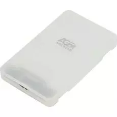 Внешний корпус AgeStar 3UBCP3 для HDD/SSD SATA 3Gb/s 2.5", пластик, белый