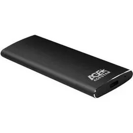 Внешний корпус AgeStar 3UBNF2C для SSD M.2 NGFF (B-key) USB 3.1, алюминий, черный