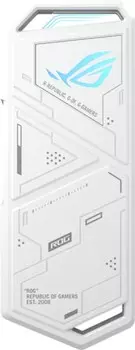 Внешний корпус ASUS ROG Strix Arion White 90DD02H1-B09000 M.2 NVMe SSD Enclosure-USB3.2 GEN2 Type-C, 10Gbps, Aura Sync RGB, Dual USB-C to C and USB-A