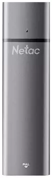 Внешний корпус Netac NT07WH21-30C0 для SSD M.2 SATA (Max 2TB) -> USB Type-C алюминий-пластик