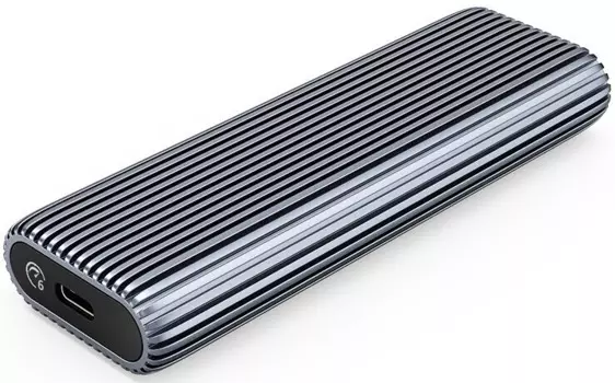 Внешний корпус Orico AM2C3-GY-BP для SSD M.2 NGFF (B/B+M), Type-C, AM2C3, серый