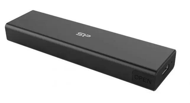 Внешний корпус Silicon Power PD60 Enclosure M.2 PCIe NVMe/M.2 SATA, 2230/2242/2260/2280, USB 3.2 Type-C, черный