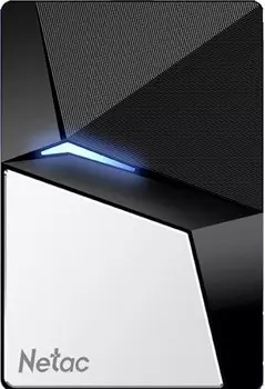 Внешний SSD USB 3.2 Gen 2 Type-C Netac NT01Z7S-240G-32BK Z7S 240GB 540/480MB/s черно-серебристый