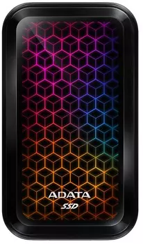 Внешний SSD USB 3.2 Gen 2 Type-C A-Data ASE770G-512GU32G2-CBK SE770G 512GB 2.5" 1000/800MB/s черный