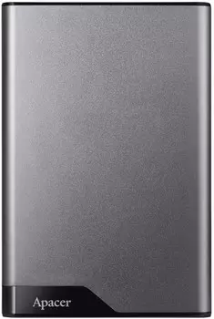 Внешний жесткий диск 2.5'' Apacer AC632A 2TB, USB 3.1 Gen 1, military grade shockproof protection, aluminum alloy, Win/Mac/Linux, grey