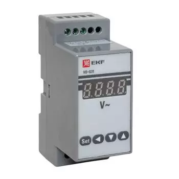 Вольтметр EKF vd-g31 цифровой на DIN однофазный PROxima (без поверки)