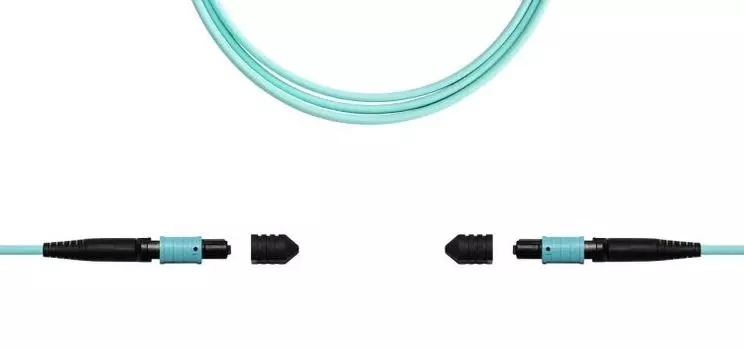 Волоконно-оптическая сборка 50/125, 12 волокон TELCORD ШОС-3.0-12-MPO/U(f)-MPO/U(f)-B-MM503-3м-LSZH-