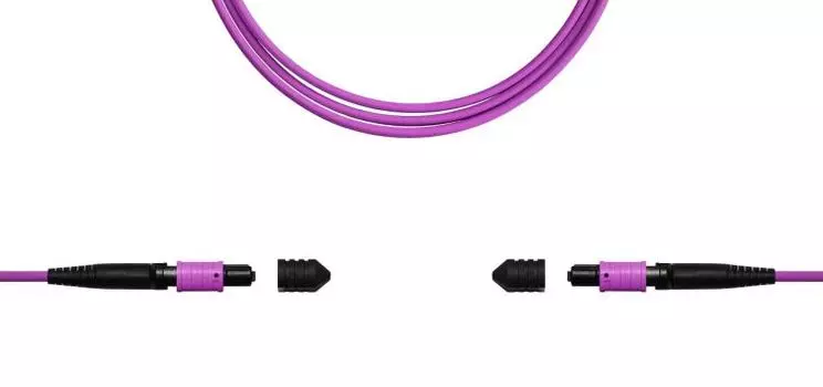 Волоконно-оптическая сборка 50/125, 12 волокон TELCORD ШОС-3.0-12-MPO/U(f)-MPO/U(f)-A-MM504-1,5м-LSZ